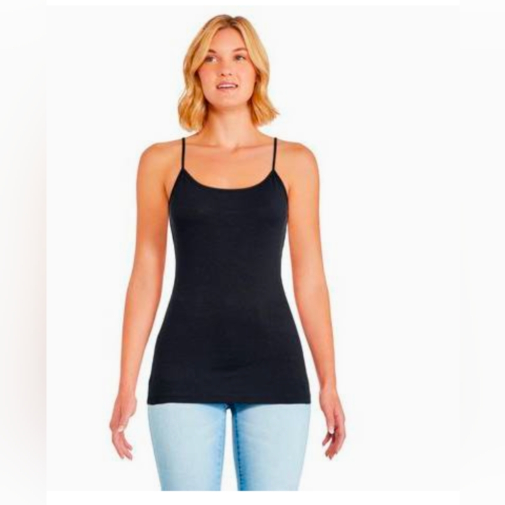 Pack Of Two - Tunic Length Cotton Cami